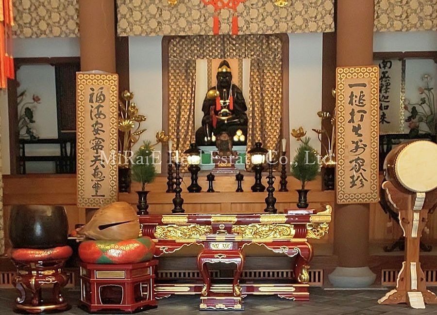 福海寺の大黒天様 大黒天様は開運招福・財運招来(商売繁盛)・家内安全・五穀豊穣などの守護神です