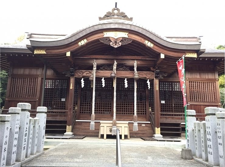 加古川市野口町野口に建つ、五つの神様を祀った五社宮野口神社の本堂