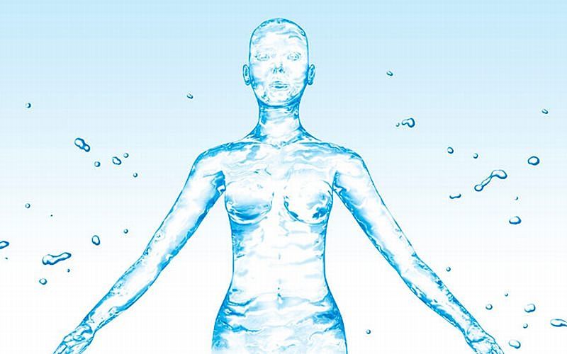 【逆浸透膜浄水器】水と人体　水は生命にとって不可欠のも　私たちの体の組織を構成している大部分が水